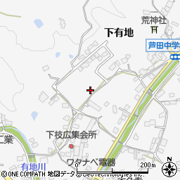 広島県福山市芦田町下有地458周辺の地図