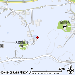 広島県福山市駅家町今岡周辺の地図