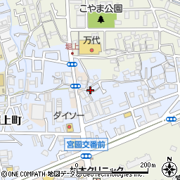 大阪府堺市中区堀上町157周辺の地図