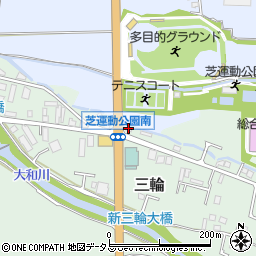奈良県桜井市三輪738周辺の地図