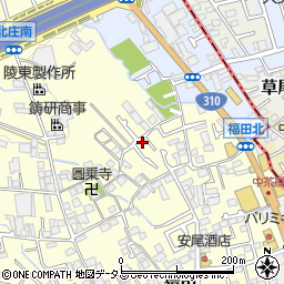 大阪府堺市中区福田1314周辺の地図