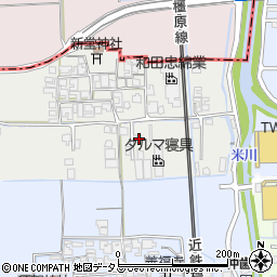 奈良県橿原市西新堂町100-4周辺の地図