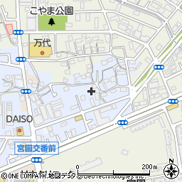 大阪府堺市中区堀上町106-1周辺の地図