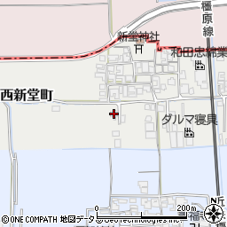 奈良県橿原市西新堂町89周辺の地図