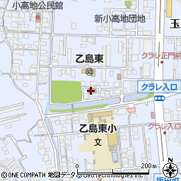 倉敷市　乙島憩の家周辺の地図