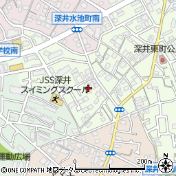 大阪府堺市中区深井東町320周辺の地図
