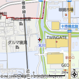 奈良県橿原市西新堂町204周辺の地図