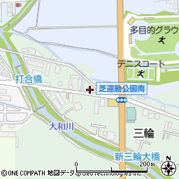 奈良県桜井市三輪767-1周辺の地図