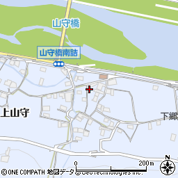 広島県福山市駅家町上山守1523周辺の地図