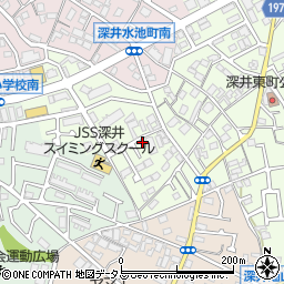 大阪府堺市中区深井東町3062周辺の地図