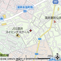 大阪府堺市中区深井東町320-1周辺の地図