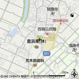 高羽江社周辺の地図