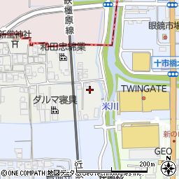 奈良県橿原市西新堂町121-2周辺の地図