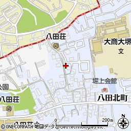 大阪府堺市中区堀上町499周辺の地図