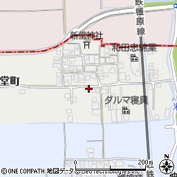 奈良県橿原市西新堂町93周辺の地図