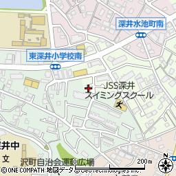 大阪府堺市中区深井東町3029周辺の地図