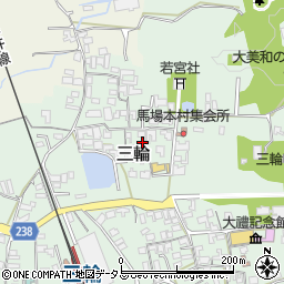 奈良県桜井市三輪546周辺の地図
