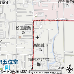 奈良県大和高田市大谷73周辺の地図