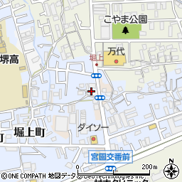 大阪府堺市中区堀上町24周辺の地図