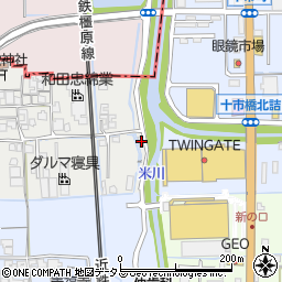 奈良県橿原市西新堂町205周辺の地図