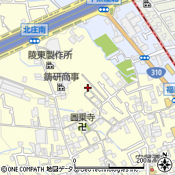 大阪府堺市中区福田1321周辺の地図