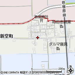 奈良県橿原市西新堂町162周辺の地図