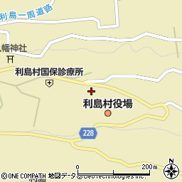 東京都利島村224周辺の地図