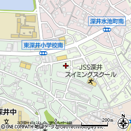 大阪府堺市中区深井東町3027周辺の地図