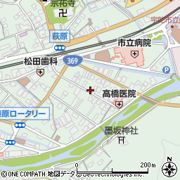 奈良県宇陀市榛原萩原2536周辺の地図