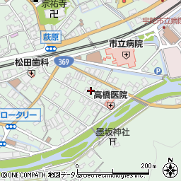 奈良県宇陀市榛原萩原2534周辺の地図