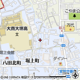 大阪府堺市中区堀上町198-14周辺の地図