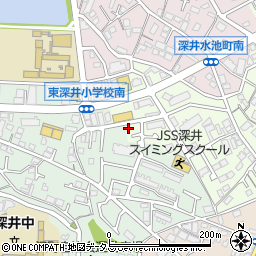 大阪府堺市中区深井東町3019周辺の地図