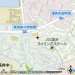 大阪府堺市中区深井東町3020周辺の地図