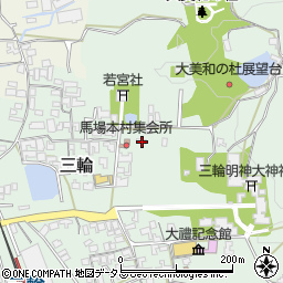 奈良県桜井市三輪237周辺の地図