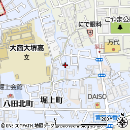 大阪府堺市中区堀上町198-16周辺の地図