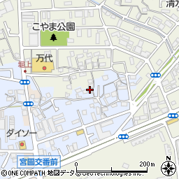 大阪府堺市中区堀上町88周辺の地図