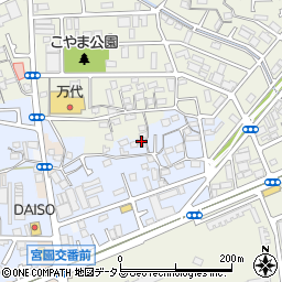 大阪府堺市中区堀上町88周辺の地図