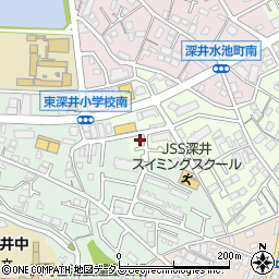 大阪府堺市中区深井東町3022周辺の地図