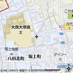 大阪府堺市中区堀上町197-1周辺の地図
