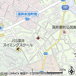 大阪府堺市中区深井東町321-1周辺の地図