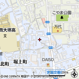 大阪府堺市中区堀上町2134-1周辺の地図