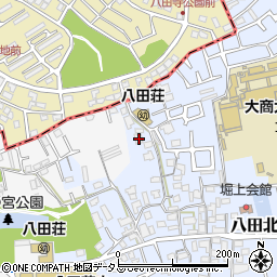 大阪府堺市中区堀上町505-1周辺の地図