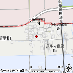 奈良県橿原市西新堂町160周辺の地図
