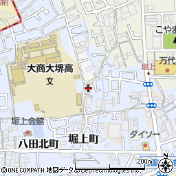 大阪府堺市中区堀上町197-3周辺の地図