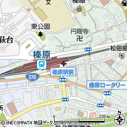 桜井警察署榛原駅前交番周辺の地図