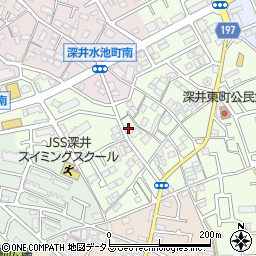 大阪府堺市中区深井東町321-8周辺の地図