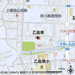 乙島東周辺の地図