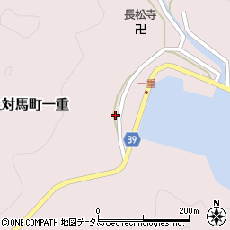 長崎県対馬市上対馬町一重518周辺の地図