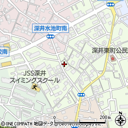 大阪府堺市中区深井東町2760-5周辺の地図