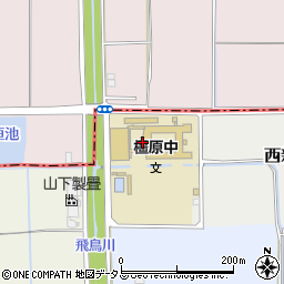 奈良県橿原市西新堂町26周辺の地図